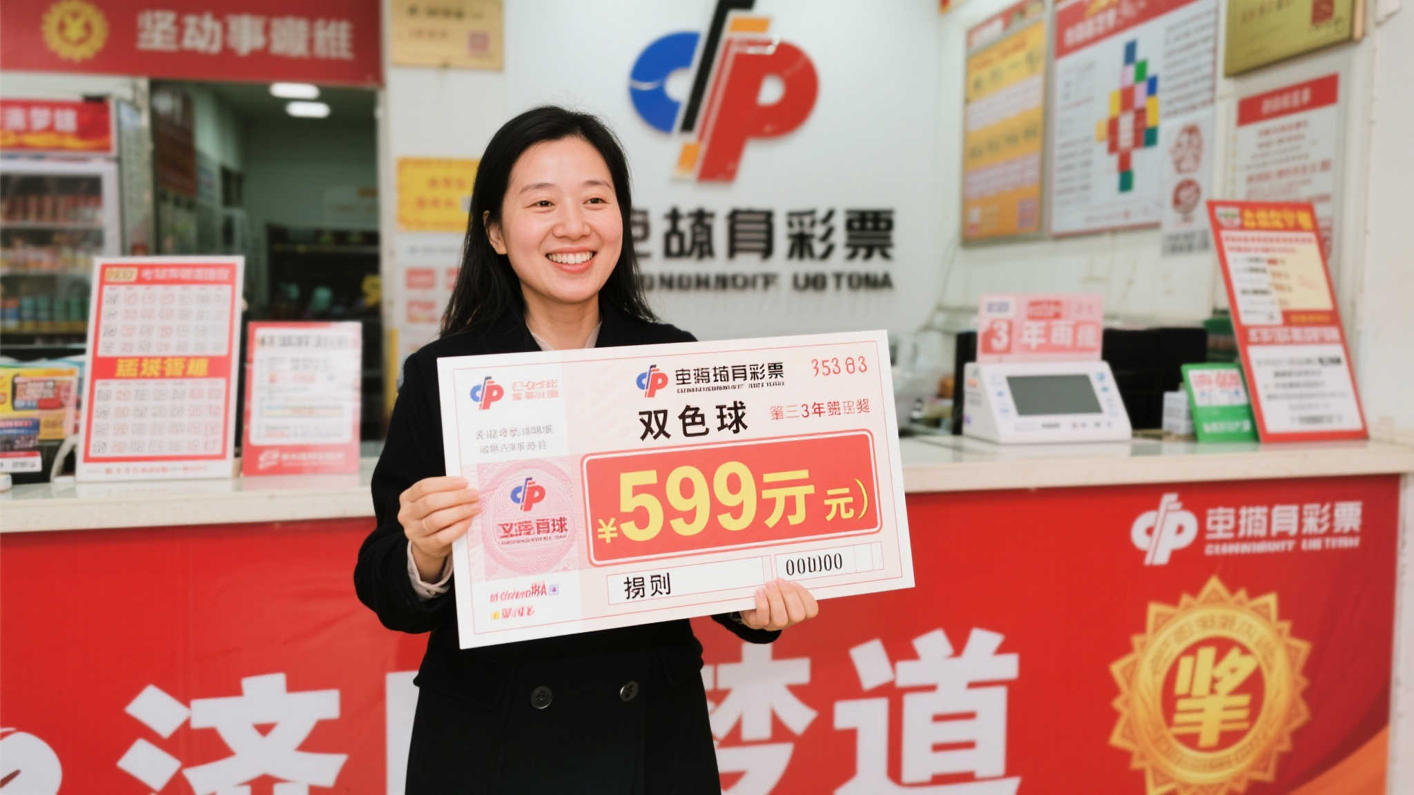 女子坚持守号3年终获双色球599万 奖金用途待定