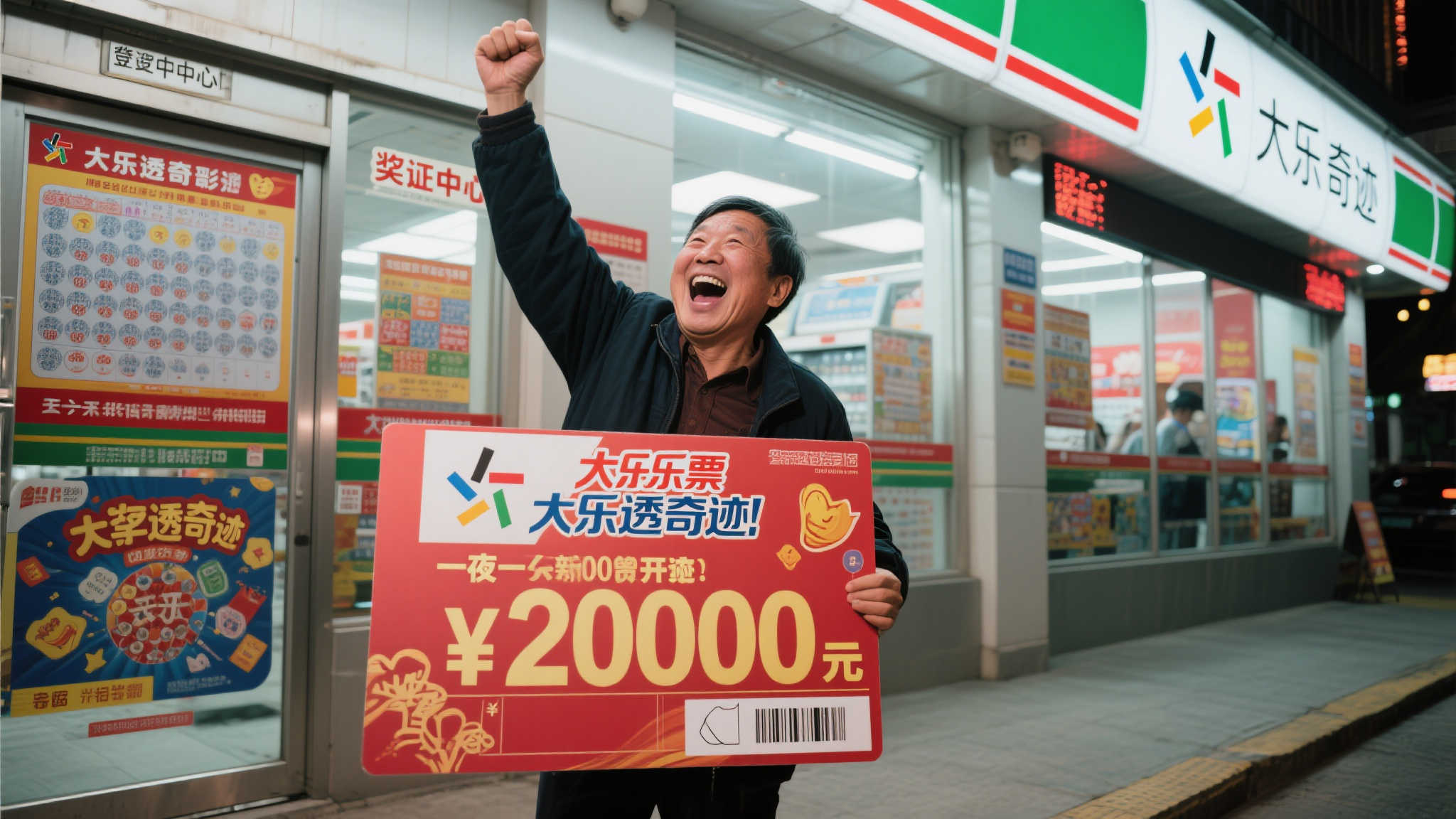 彩民喜中大乐透2000万激动难眠 天亮守候兑奖中心门口