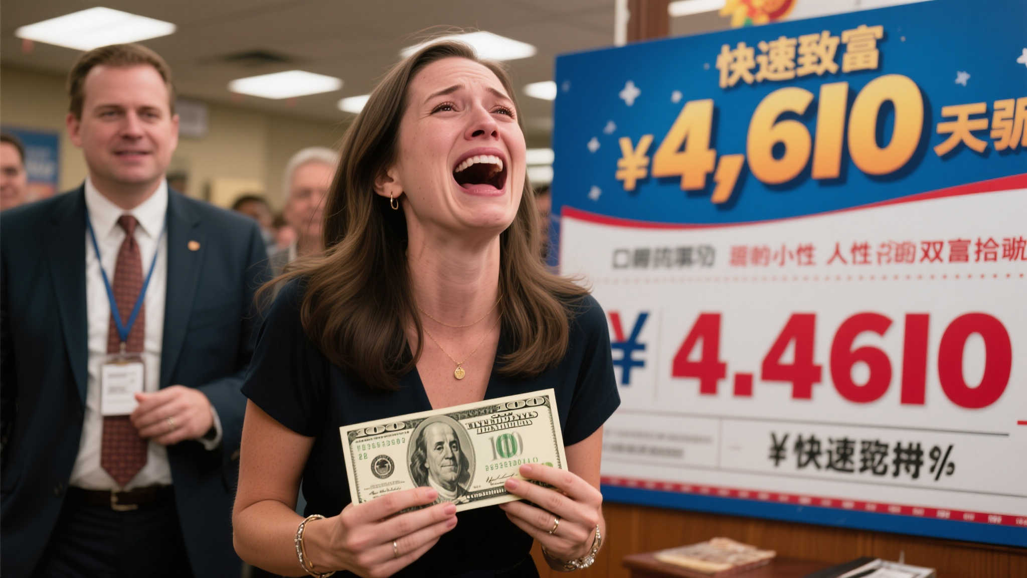 女子揽4.6亿大奖果断辞职 深夜接官方电话频怀疑 女子揽4.6亿大奖果断辞职 深夜接官方电话频怀疑