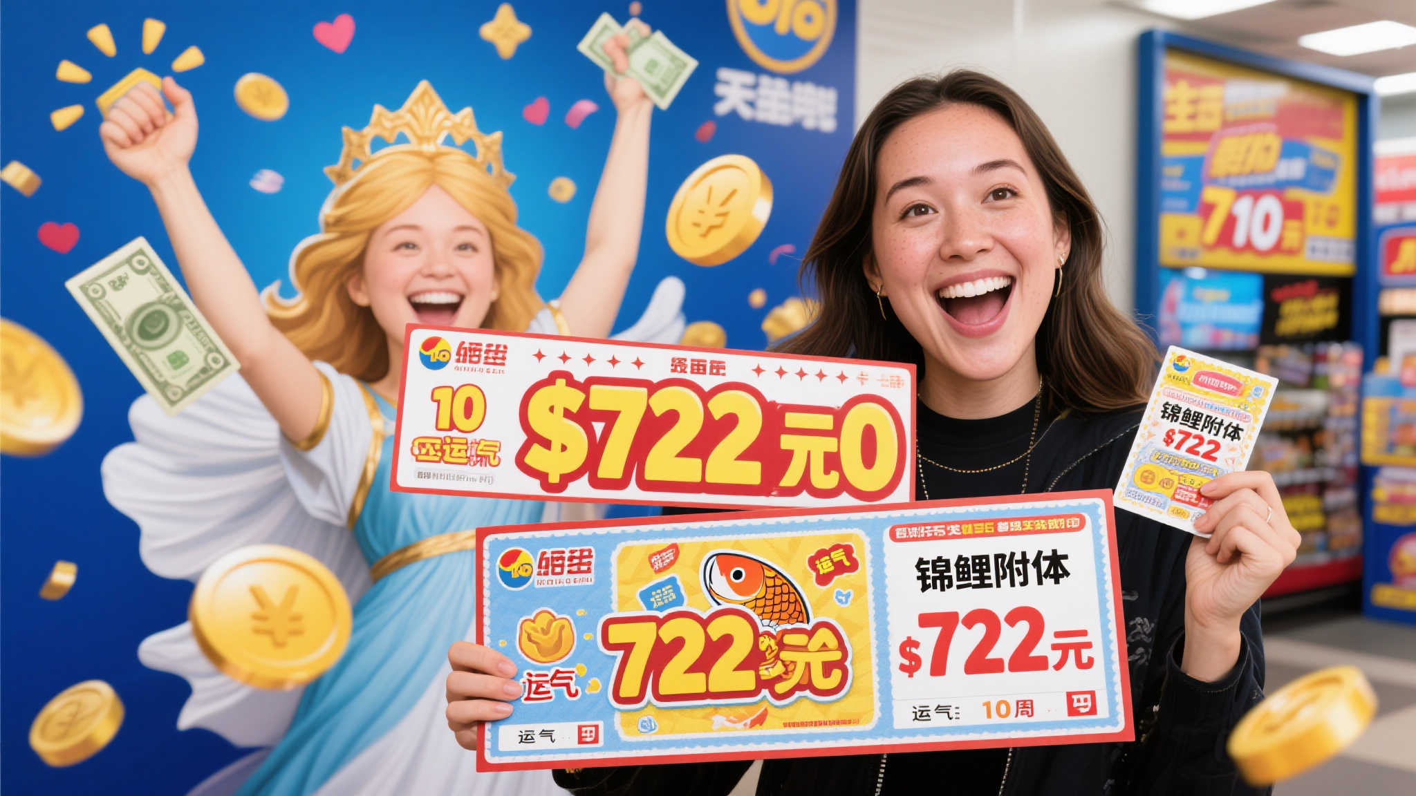 奇迹再现！女子10周内两中722万彩票大奖引爆关注-图