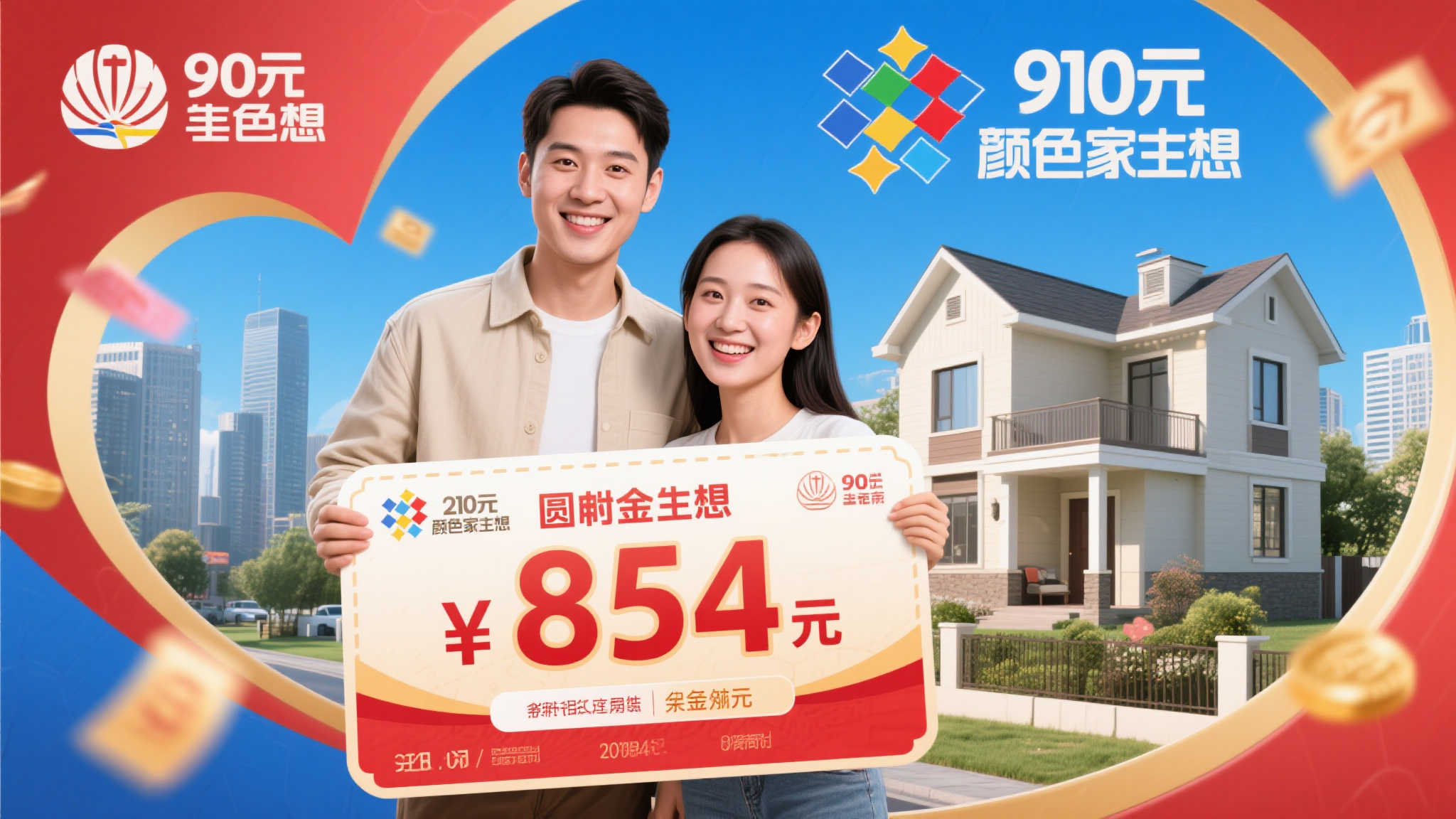 90后小夫妻喜中双色球854万，圆梦安家新居！