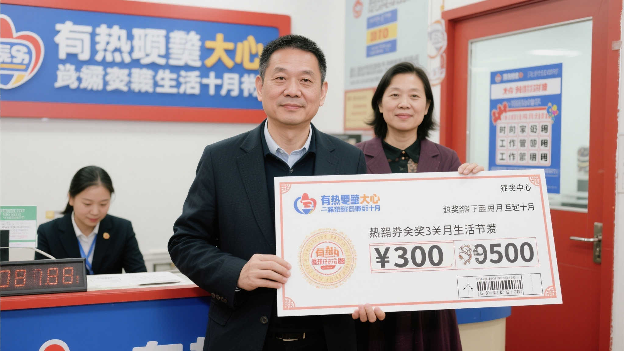 男子坚守幸运号码中双色球576万，1个月后淡定领奖