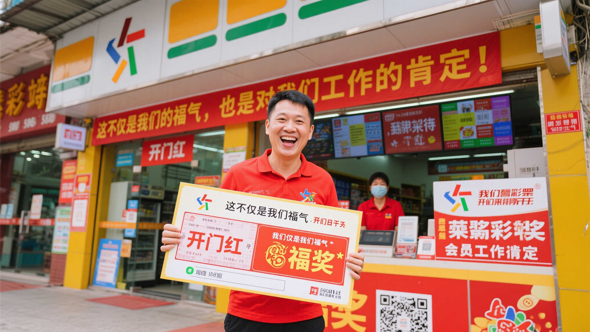 12人联手喜中福彩717万，露脸领奖！彩站开业仅半月-图