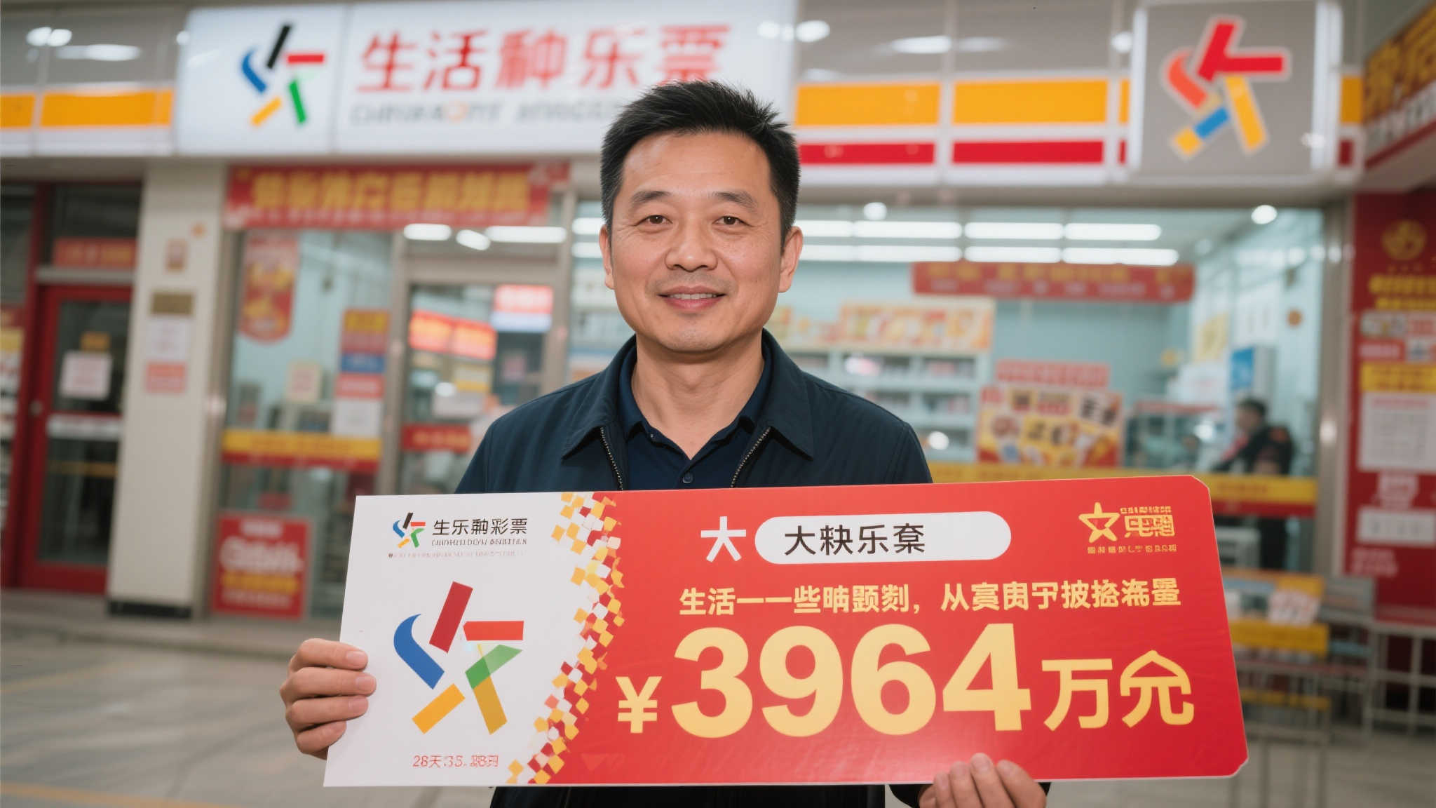 男子喜中大乐透3964万 历经28天心态调整终现身