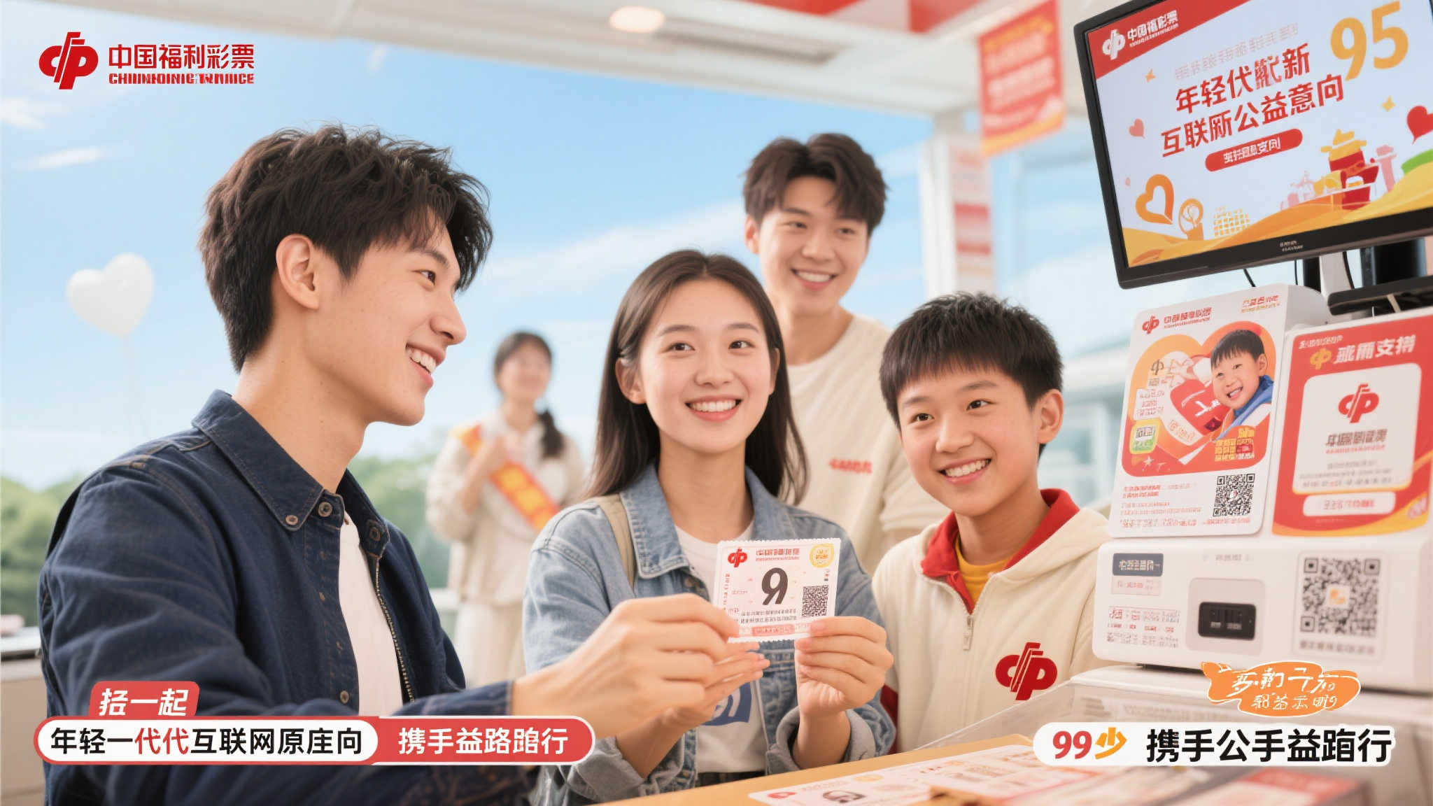 95后携手福彩共创公益新篇