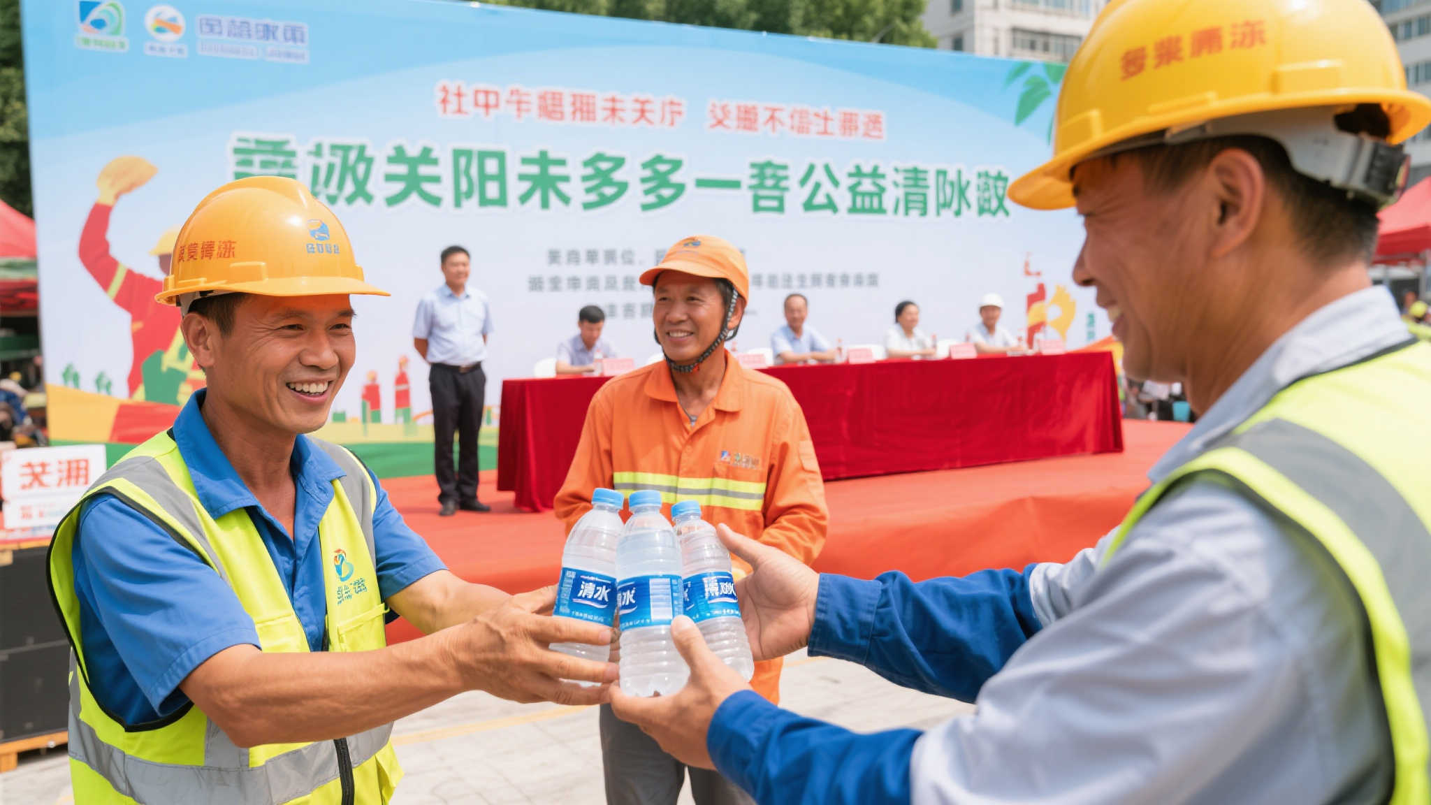 点燃公益热情!体彩乐小星为劳动者送去夏日清凉 点燃公益热情!体彩乐小星为劳动者送去夏日清凉